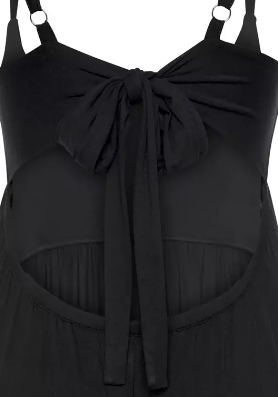 Maxikleider|s.Oliver Maxikleid Schwarz