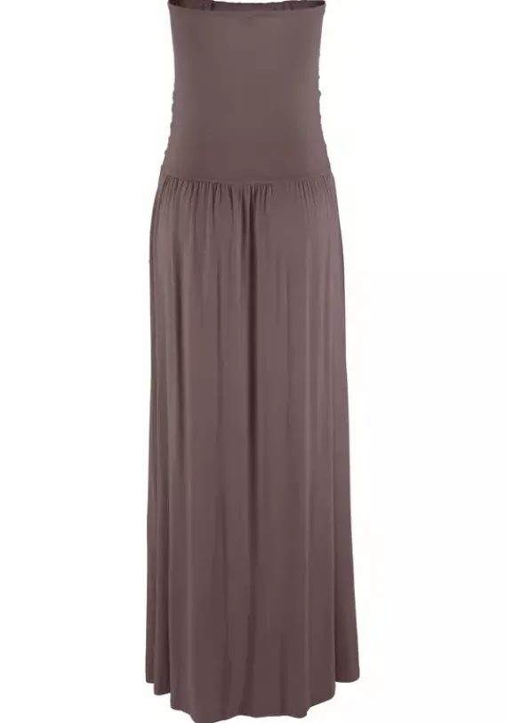 Strandkleider|LASCANA Maxikleid Braun