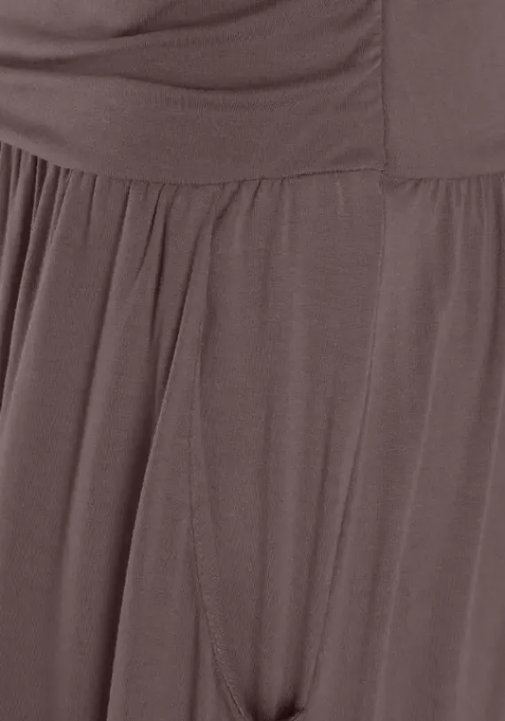 Strandkleider|LASCANA Maxikleid Braun