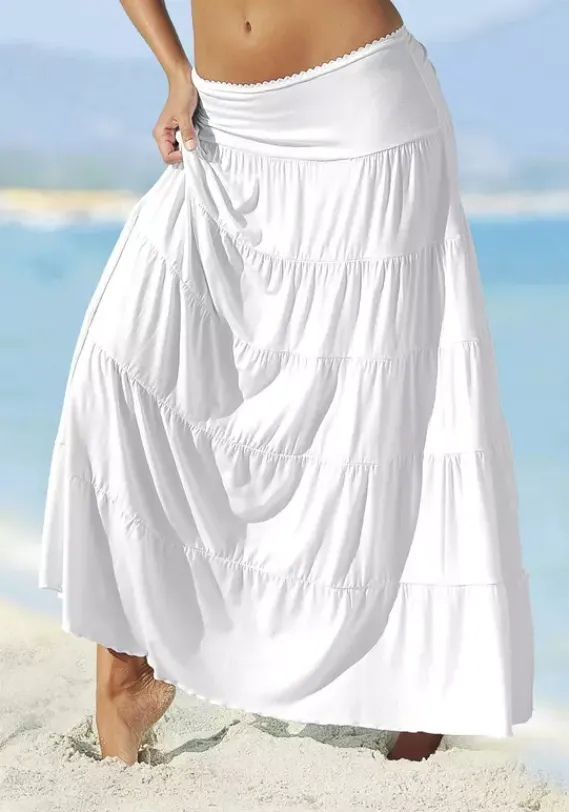 Rocke|Beachtime Maxirock Weis