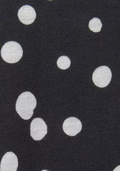 Rocke|Vivance Maxirock Schwarz-Weis-Bedruckt