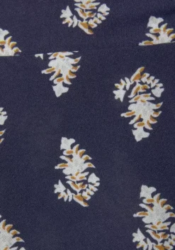 Rocke|Vivance Maxirock Blau-Bedruckt