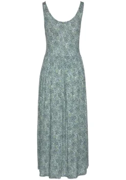 Strandkleider|Vivance Midikleid Grun-Bedruckt