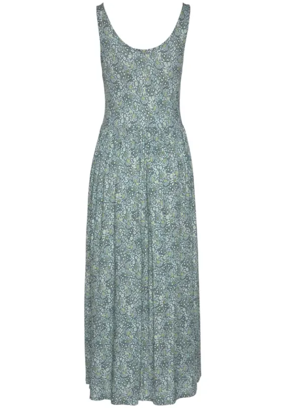 Strandkleider|Vivance Midikleid Grun-Bedruckt