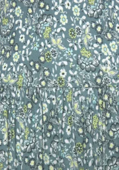 Strandkleider|Vivance Midikleid Grun-Bedruckt