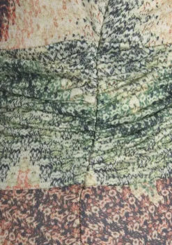 Strandkleider|LASCANA Midikleid Grun-Rostorange-Aubergine-Bedruckt