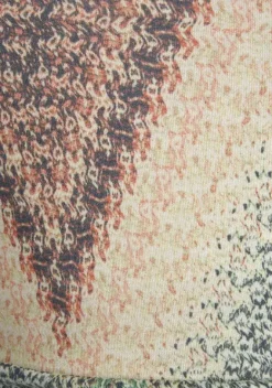 Strandkleider|LASCANA Midikleid Grun-Rostorange-Aubergine-Bedruckt