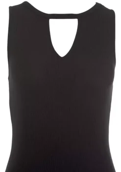 Kurze Kleider|Buffalo Midikleid Schwarz