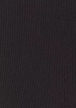 Kurze Kleider|Buffalo Midikleid Schwarz