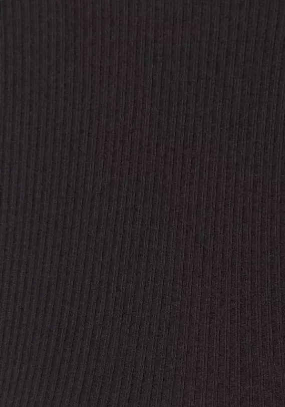 Kurze Kleider|Buffalo Midikleid Schwarz