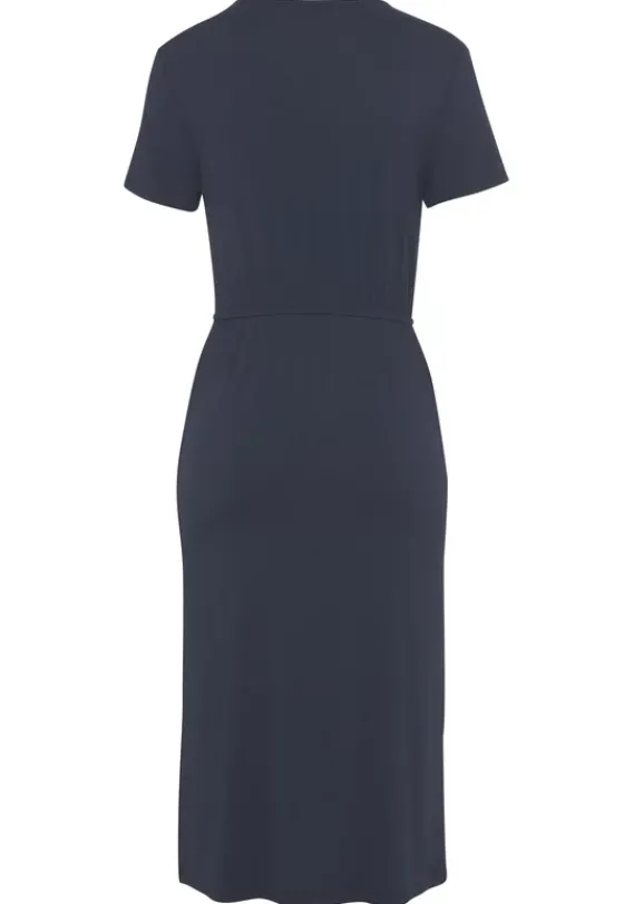 Kurze Kleider|LASCANA Midikleid Navy