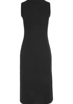 Strandkleider|LASCANA Midikleid Schwarz