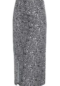 Rocke|Vivance Midirock Schwarz-Weis Bedruckt