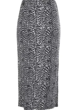 Rocke|Vivance Midirock Schwarz-Weis Bedruckt