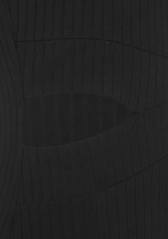 Kurze Kleider|LASCANA Minikleid Schwarz