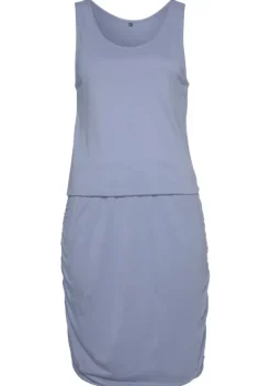 Kurze Kleider|Vivance Minikleid Rauchblau