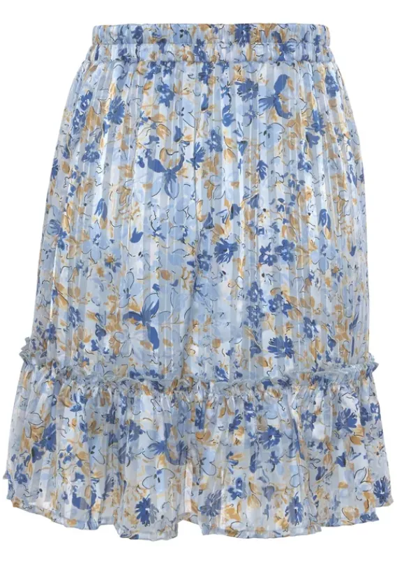 Rocke|LASCANA Minirock Blau Bedruckt