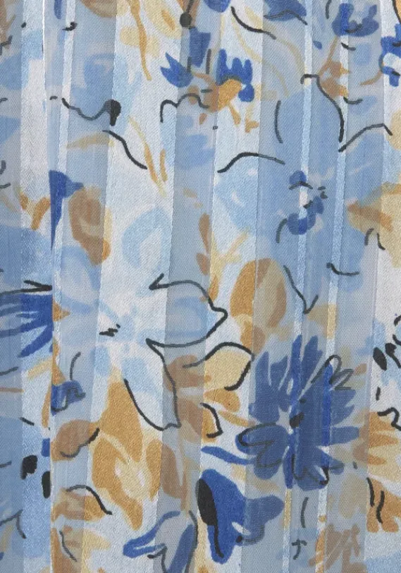 Rocke|LASCANA Minirock Blau Bedruckt