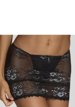 Rocke|JETTE Minirock"Stringrock" Schwarz-Blau