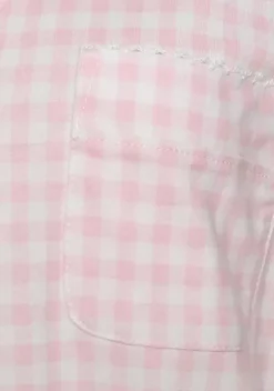 Nachhaltige Nachtwasche|Vivance Dreams Nachthemd Rosa-Weis