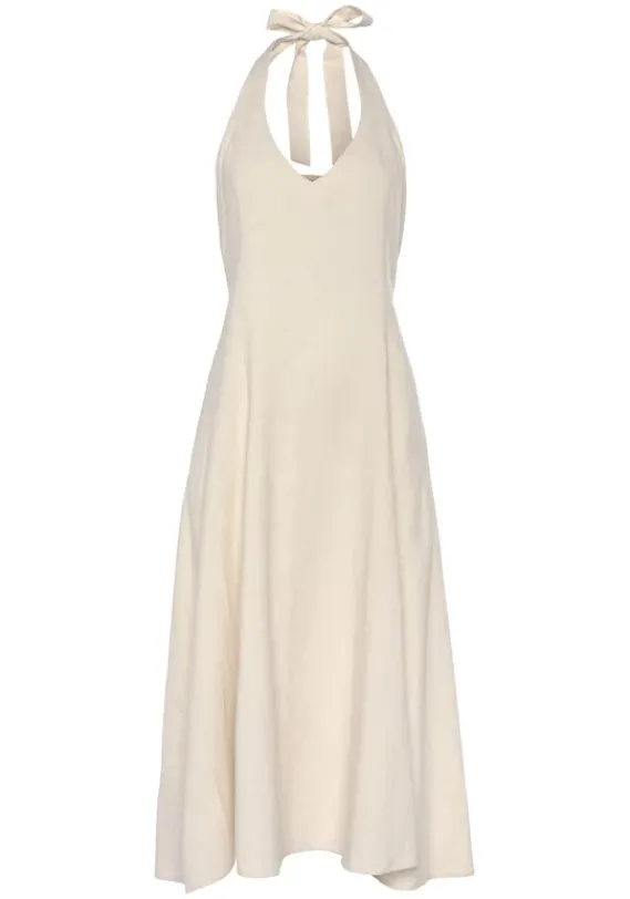 Kurze Kleider|LASCANA Neckholderkleid Sand