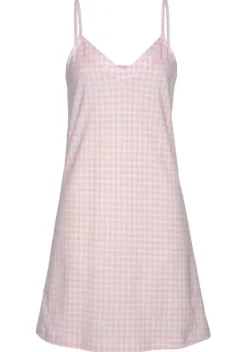 Nachhaltige Nachtwasche|Vivance Dreams Neglige Rosa-Weis