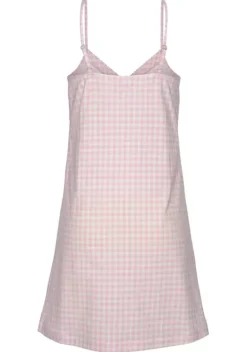Nachhaltige Nachtwasche|Vivance Dreams Neglige Rosa-Weis