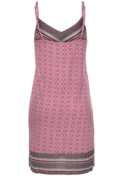 Nachhaltige Nachtwasche|Vivance Dreams Neglige Pink Gemustert