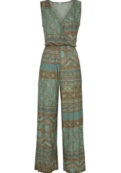 Strandmode|LASCANA Overall Turkis-Bedruckt