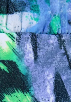 Tankinis|LASCANA Oversize-Tankini Schwarz-Grun