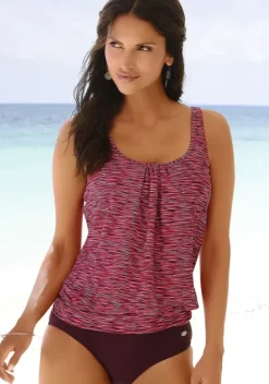 Tankinis|KangaROOS Oversize-Tankini Pink-Bedruckt