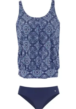 Tankinis|s.Oliver Oversize-Tankini"Navajo" Marine-Bedruckt