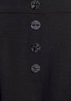 Lange Hosen|LASCANA Palazzohose Schwarz