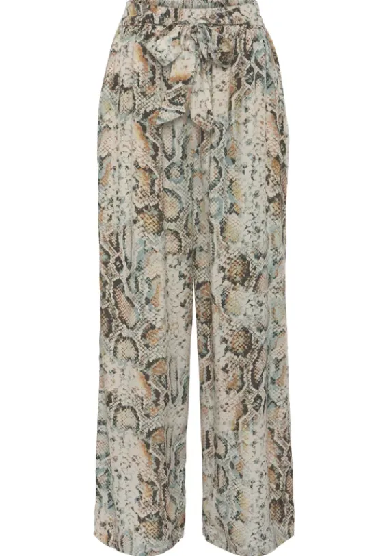 Lange Hosen|Buffalo Palazzohose Bedruckt