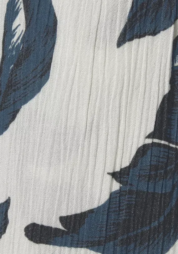 Lange Hosen|s.Oliver Palazzohose Sand-Schwarz Bedruckt