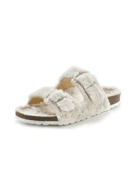 Vivance Hausschuhe<Pantolette"Hausschuh, Plusch Hausschuhe"