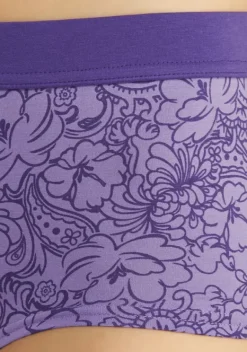 Pantys|petite fleur Panty Lila, Rot, Weis