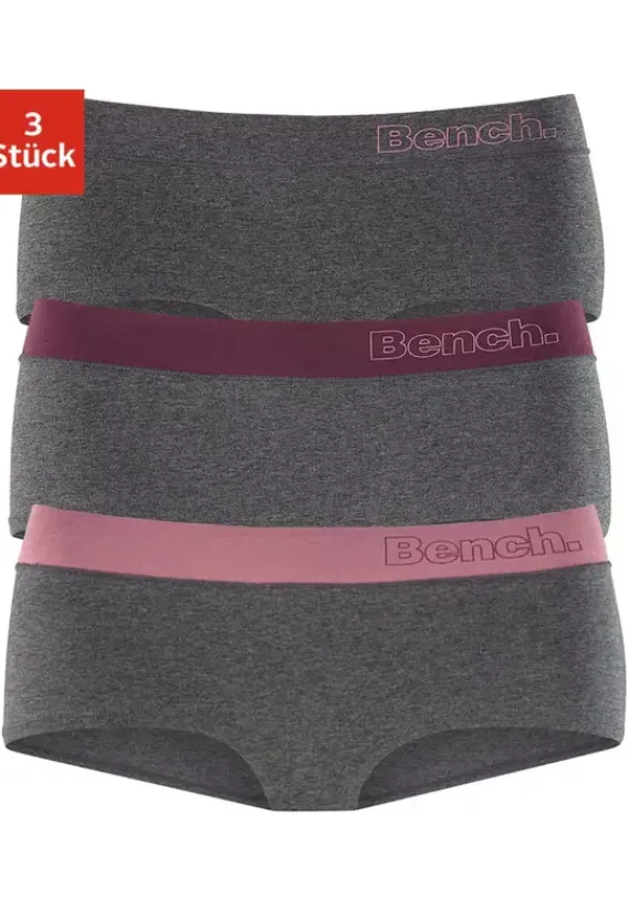 Pantys|Bench. Panty Anthrazit-Meliert-Rosa