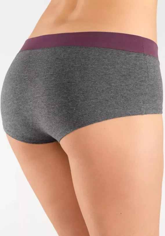 Pantys|Bench. Panty Anthrazit-Meliert-Rosa