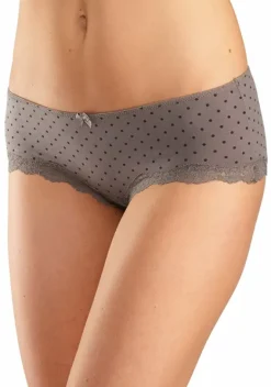 Nachhaltige Dessous & Wasche|LASCANA Panty Taupe-Uni, Gepunktet, Gestreift