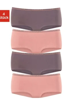 Nachhaltige Dessous & Wasche|LASCANA Panty Taupe, Rose