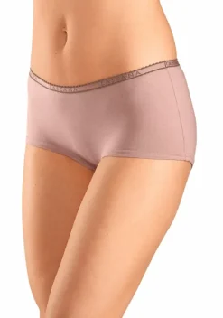 Nachhaltige Dessous & Wasche|LASCANA Panty Taupe, Rose