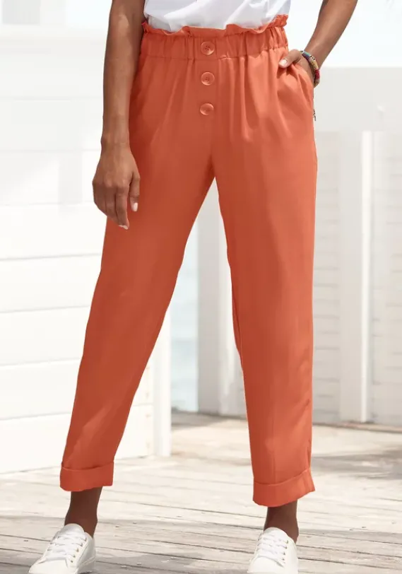 LASCANA Lange Hosen<Paperbag-Hose