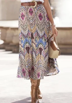 LASCANA Rocke<Plisseerock