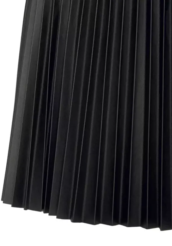 Rocke|Buffalo Plisseerock Schwarz