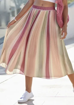 Rocke|Vivance Plisseerock Bunt