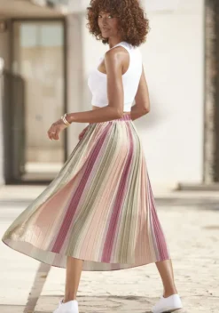 Rocke|Vivance Plisseerock Bunt