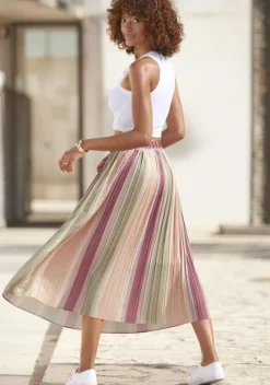 Rocke|Vivance Plisseerock Bunt