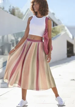 Rocke|Vivance Plisseerock Bunt