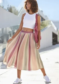 Rocke|Vivance Plisseerock Bunt